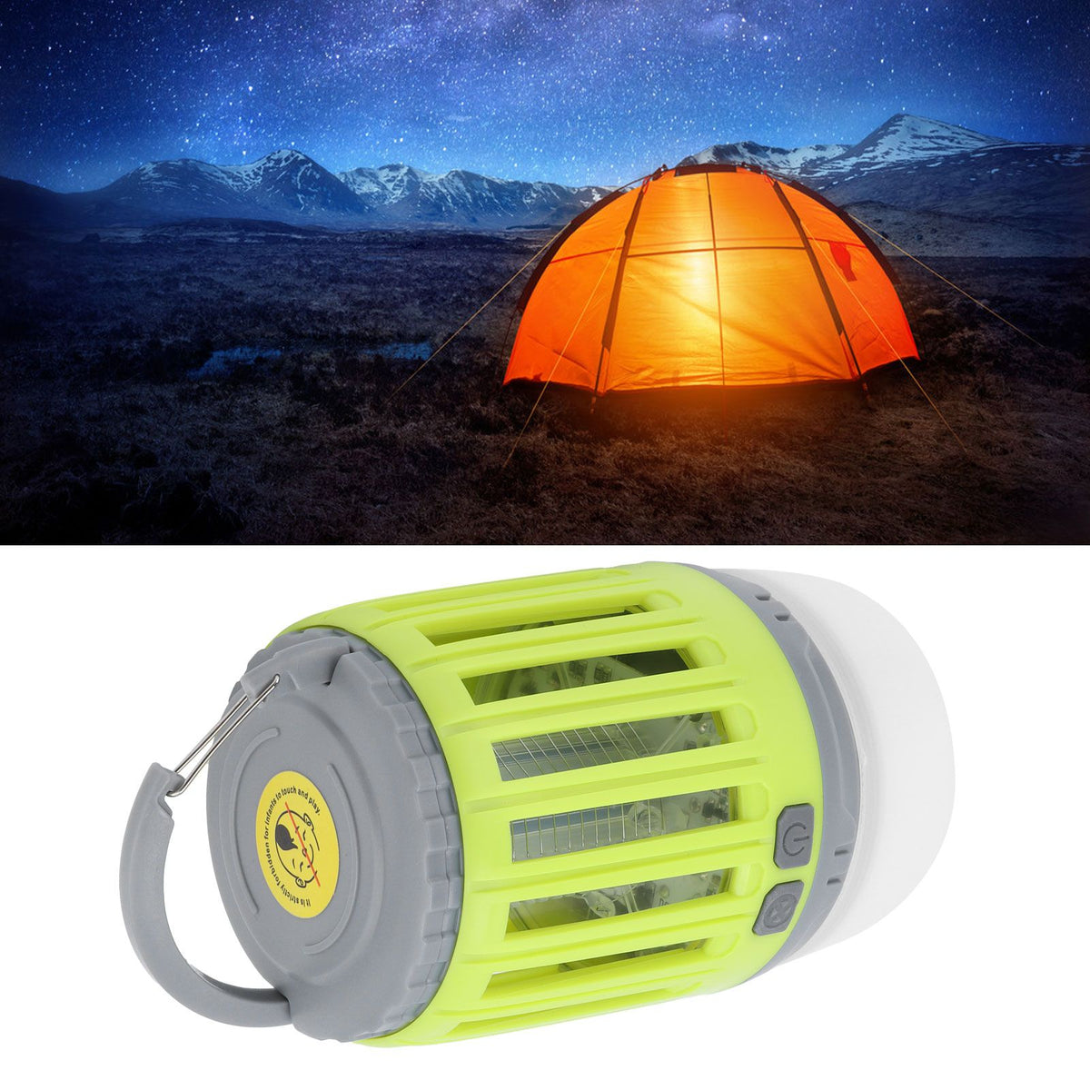 Mosquito Lamp USB Charging LED Lamp Beads Low Energy Consumption Purple Light White Light Mute Portable Bug Lantern Repellent