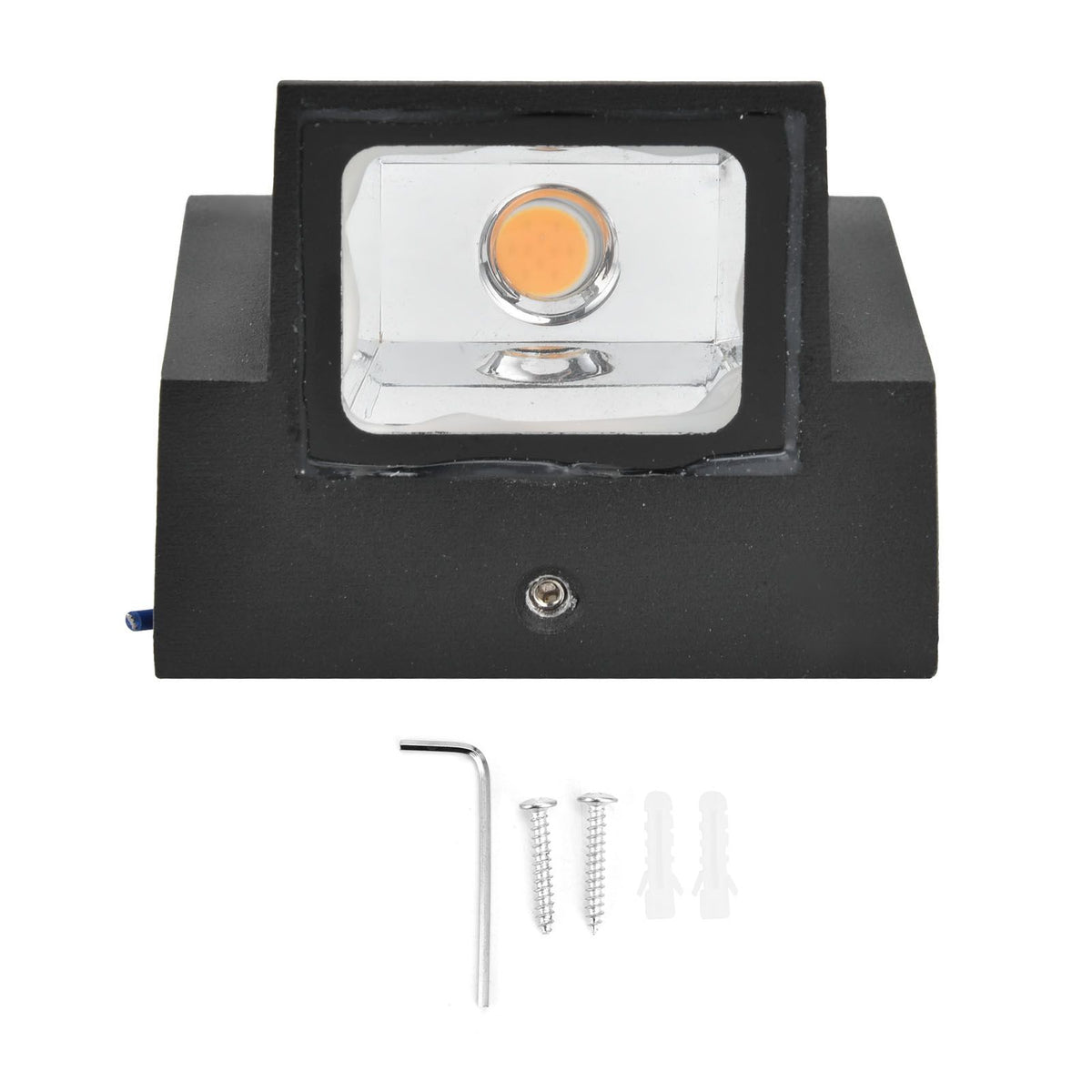 Outdoor Wall Light 5W COB Warm Light Source No Flicker IP65 Waterproof Lamp for Corridor Courtyard 85‑265V