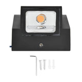 Outdoor Wall Light 5W COB Warm Light Source No Flicker IP65 Waterproof Lamp for Corridor Courtyard 85‑265V