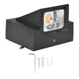 Outdoor Wall Light 5W COB Warm Light Source No Flicker IP65 Waterproof Lamp for Corridor Courtyard 85‑265V - Front View