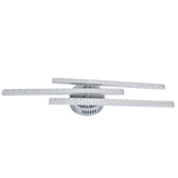 3‑Strips LED Ceiling Lamp Modern Ceiling‑Mounted Light Living Room Bedroom Decoration AC85‑265VWhite Light - Front View