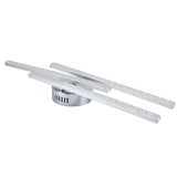 3‑Strips LED Ceiling Lamp Modern Ceiling‑Mounted Light Living Room Bedroom Decoration AC85‑265VWhite Light - Rear View