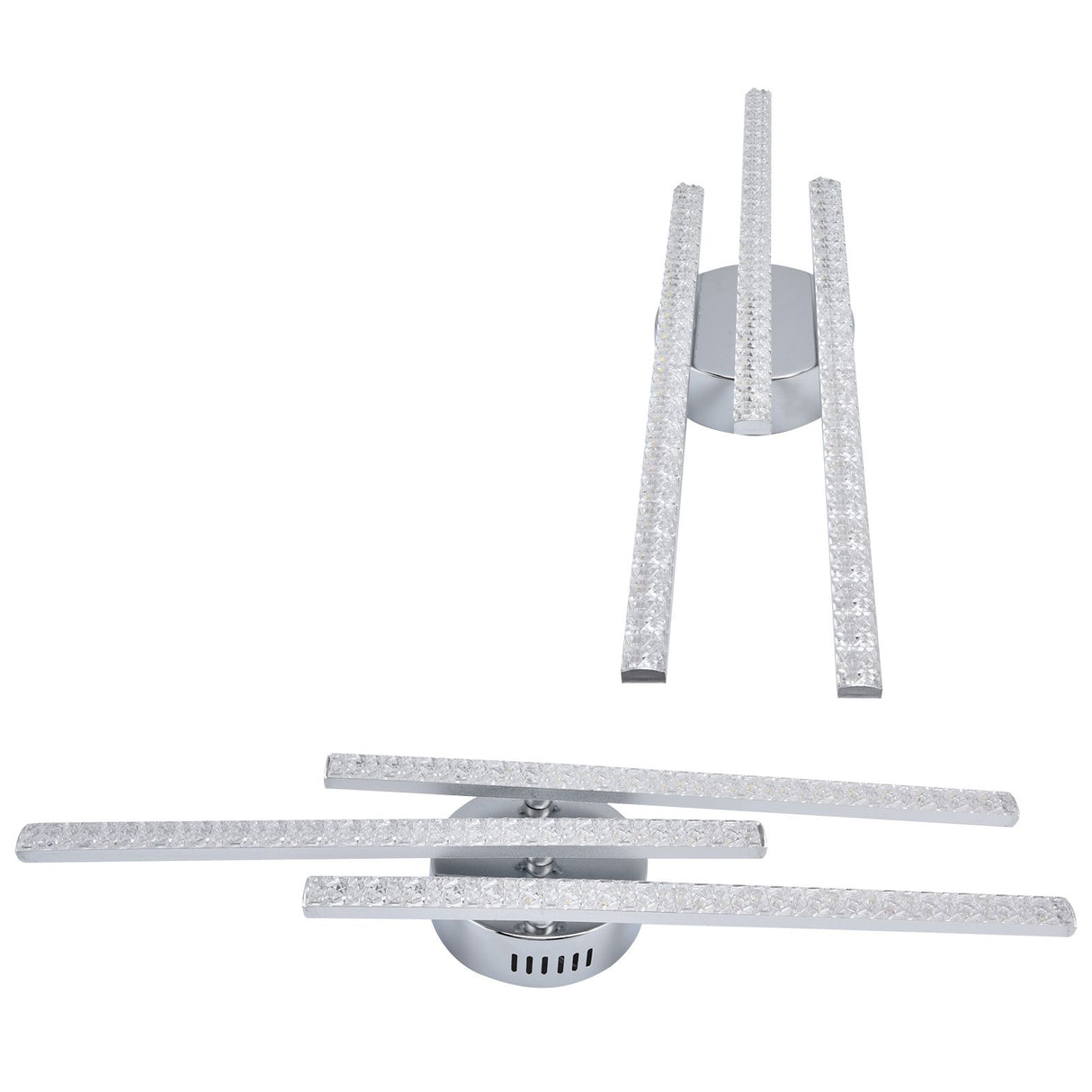3‑Strips LED Ceiling Lamp Modern Ceiling‑Mounted Light Living Room Bedroom Decoration AC85‑265VWhite Light