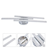 3‑Strips LED Ceiling Lamp Modern Ceiling‑Mounted Light Living Room Bedroom Decoration AC85‑265VWhite Light