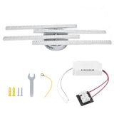 4-Strip Ceiling Light Nordic Modern LED Ceiling Lamp Home Office Coffee Shop Decoration AC85-265VWhite Light