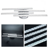 4-Strip Ceiling Light Nordic Modern LED Ceiling Lamp Home Office Coffee Shop Decoration AC85-265VWhite Light