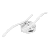 LED Ceiling Light Wavy Ceiling Lamp for Living Room Bedroom Kitchen Decor AC85‑265V Warm Light