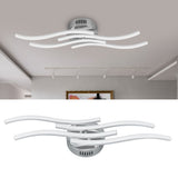 25W 140LED Ceiling Light Wavy Ceiling Lamp for Living Room Bedroom Kitchen Decor AC85‑265V Warm Light - Extra Image