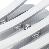 25W 140LED Ceiling Light Wavy Ceiling Lamp for Living Room Bedroom Kitchen Decor AC85‑265V Warm Light