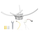 18W 105LED Ceiling Light Arc Ceiling Lamp for Living Room Bedroom Decor AC85‑265V Warm Light