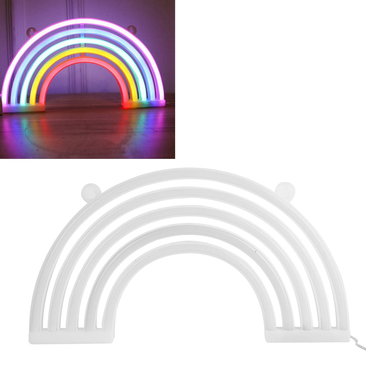 Neon Light LED Acrylic Backboard Latex Neon Light Battery Powered Night Light for Christmas New Year Birthday Performance