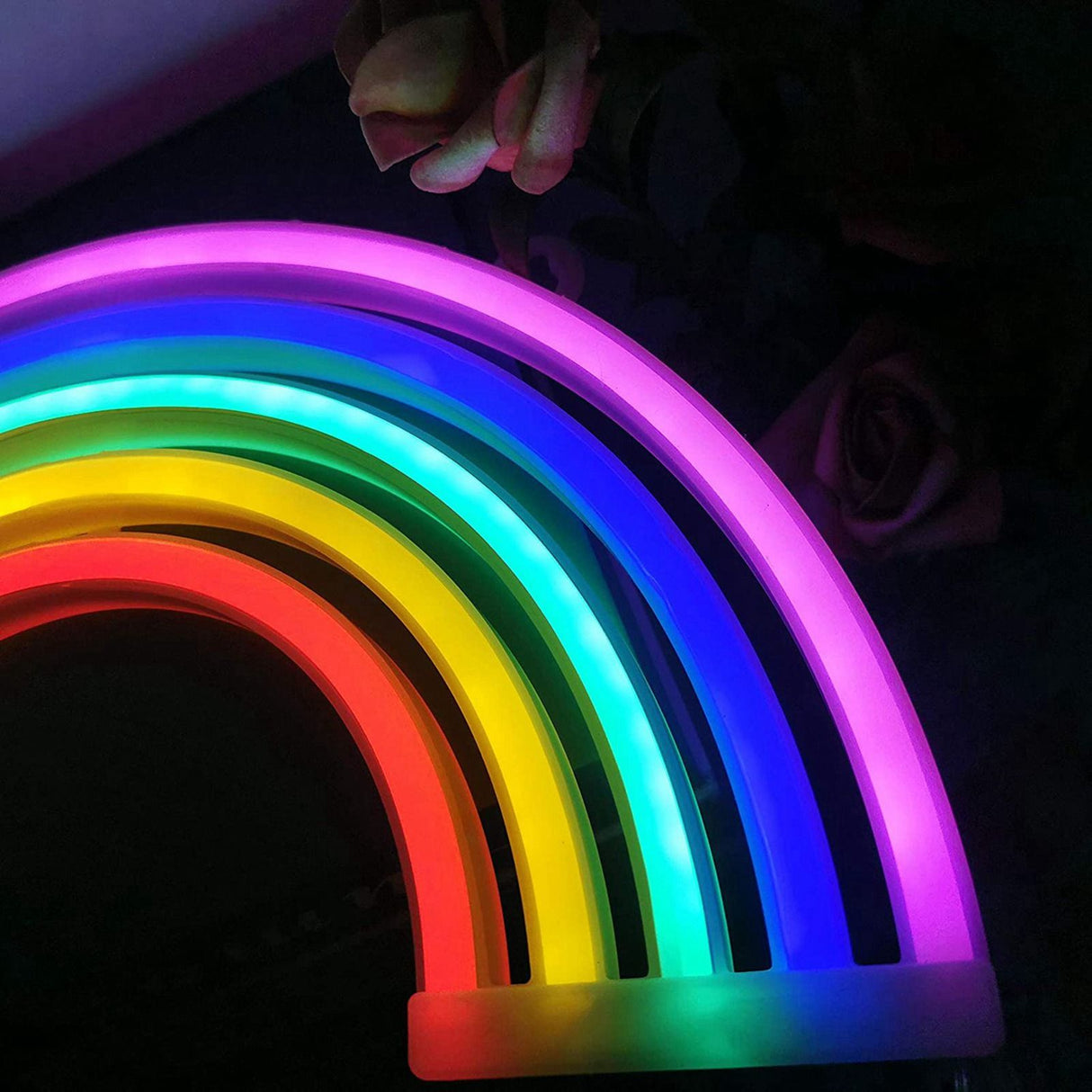 Neon Light LED Acrylic Backboard Latex Neon Light Battery Powered Night Light for Christmas New Year Birthday Performance