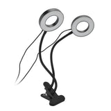 LED Grow Light Double‑End 360° Adjustable USB Powered Indoor Gooseneck Plant Grow Lamp for Greenhouse Office - Side View