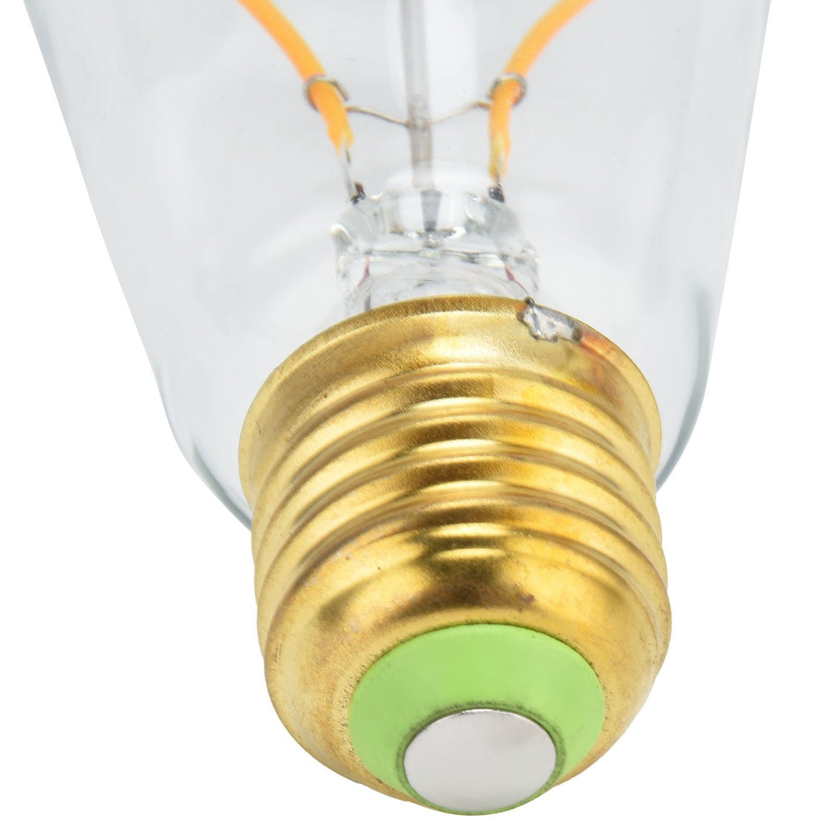 Light Bulb Love Peach Heart Shaped Transparent LED Filament Lamp Bulb 110V E27 Lamp Holder 4W Warm Light