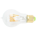 A60 Tipped Antique Bulb Dimmable LED Filament Lamp for Coffee Shop Retro Decoration Lamp 110V E27 Lamp Holder 4w Warm Light Transparent