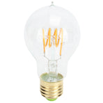 A60 Tipped Antique Bulb Dimmable LED Filament Lamp for Coffee Shop Retro Decoration Lamp 110V E27 Lamp Holder 4w Warm Light Transparent