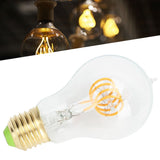 A60 Tipped Antique Bulb Dimmable LED Filament Lamp for Coffee Shop Retro Decoration Lamp 110V E27 Lamp Holder 4w Warm Light Transparent - Extra Image