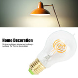 A60 Tipped Antique Bulb Dimmable LED Filament Lamp for Coffee Shop Retro Decoration Lamp 110V E27 Lamp Holder 4w Warm Light Transparent - Extra Image