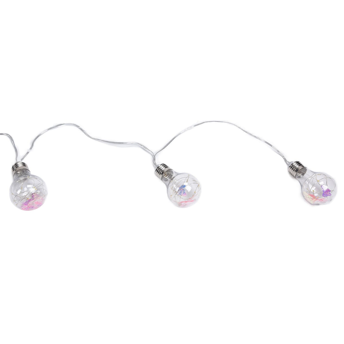 Butterfly Bulb Light String IP45 Waterproof 100LEDs Copper Wire Lamp String for Home Party Holiday Children's Bedroom