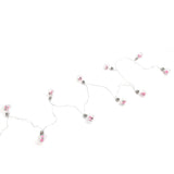 Light String 100LEDs Copper Wire Light String Artificial Rose E27 Bulb Children's Room Bedroom Decorative Lamp