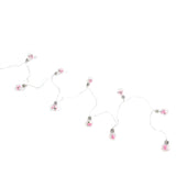 Light String 100LEDs Copper Wire Light String Artificial Rose E27 Bulb Children's Room Bedroom Decorative Lamp