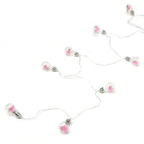 Light String 100LEDs Copper Wire Light String Artificial Rose E27 Bulb Children's Room Bedroom Decorative Lamp