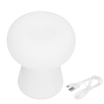 Night Light 3W Mushroom Shape Sensor Lamp USB Powered Desktop Light for Indoor Living Room
