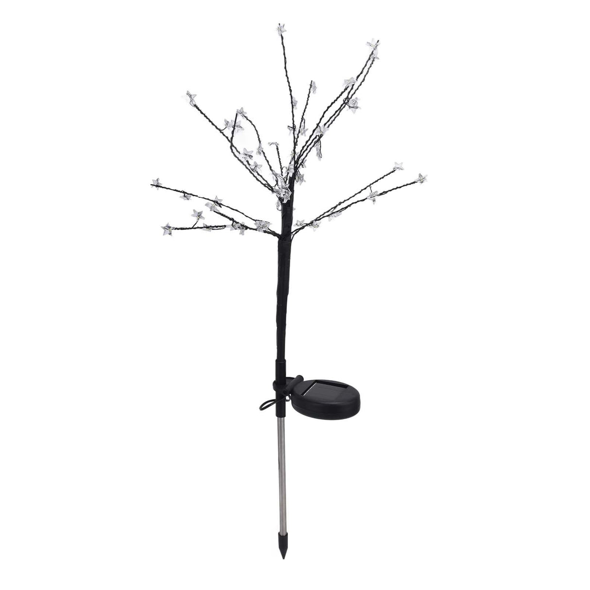 2PCS Solar Lawn Light LED Star Lawn Light Waterproof 2-Mode Courtyard Lamp for Garden Decorative