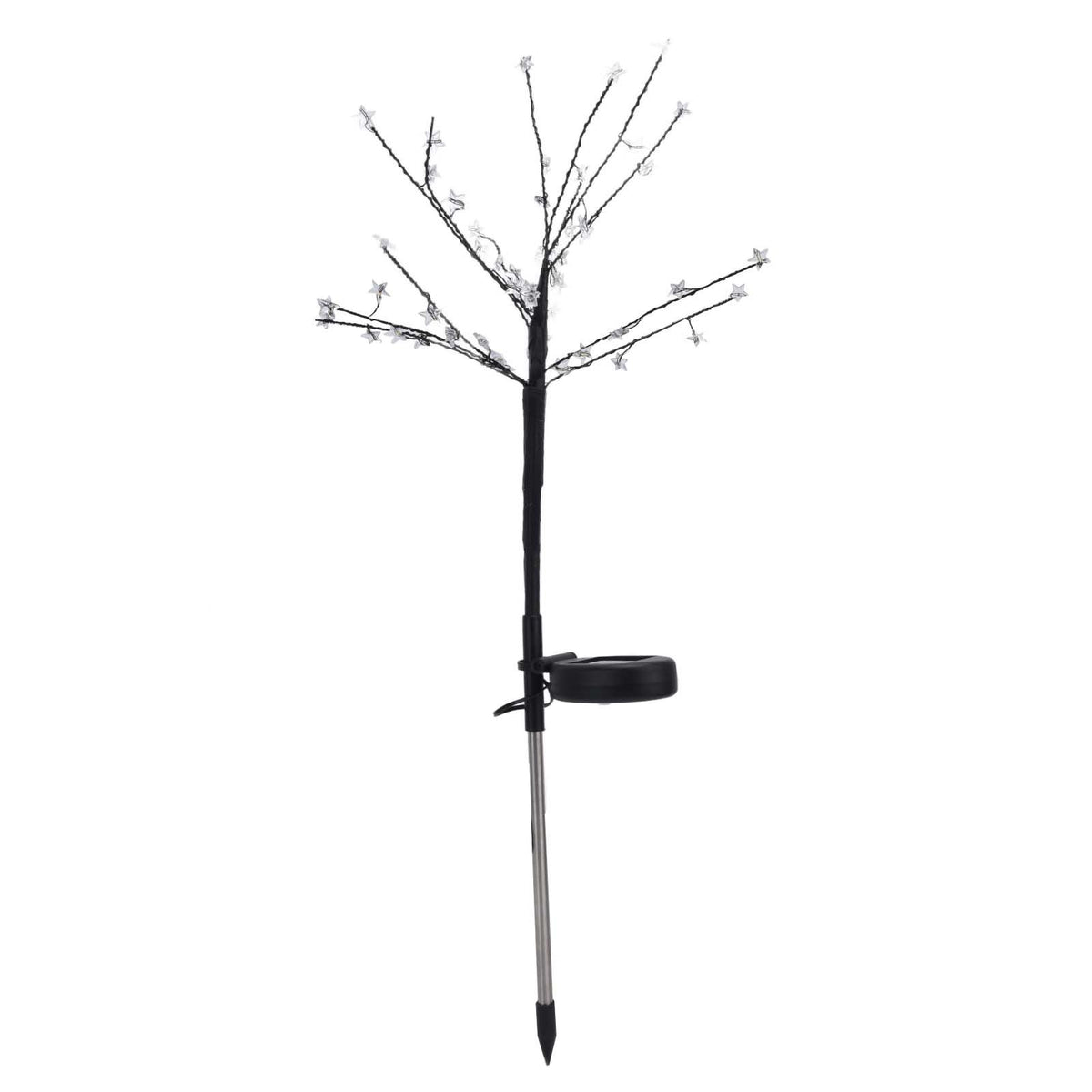 2PCS Solar Lawn Light LED Star Lawn Light Waterproof 2-Mode Courtyard Lamp for Garden Decorative