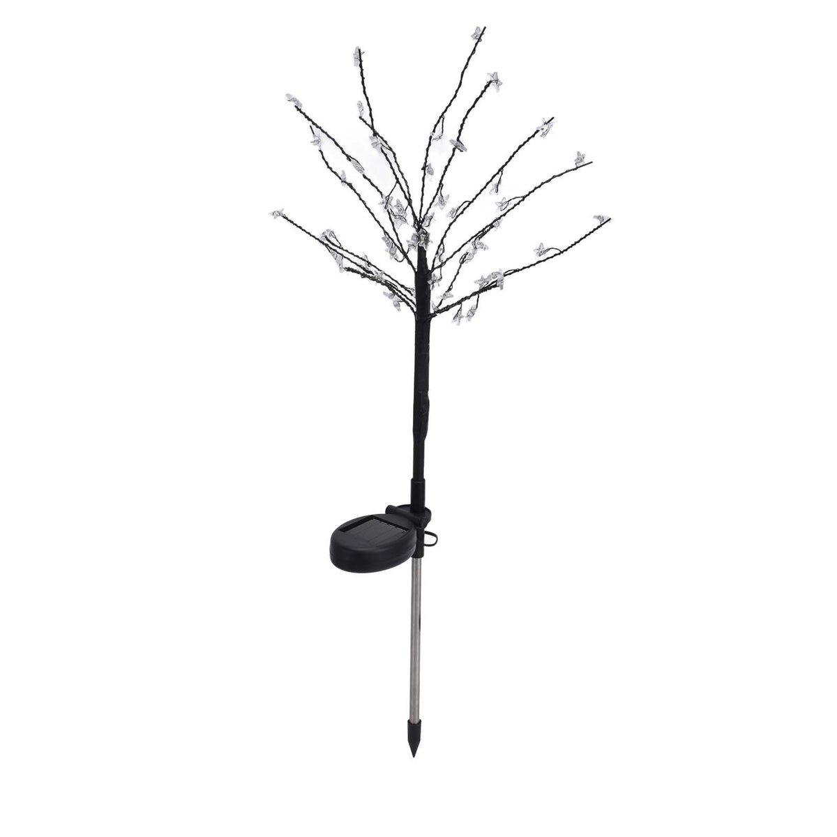 2PCS Solar Lawn Light LED Star Lawn Light Waterproof 2-Mode Courtyard Lamp for Garden Decorative