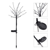 2PCS Solar Lawn Light LED Star Lawn Light Waterproof 2-Mode Courtyard Lamp for Garden Decorative