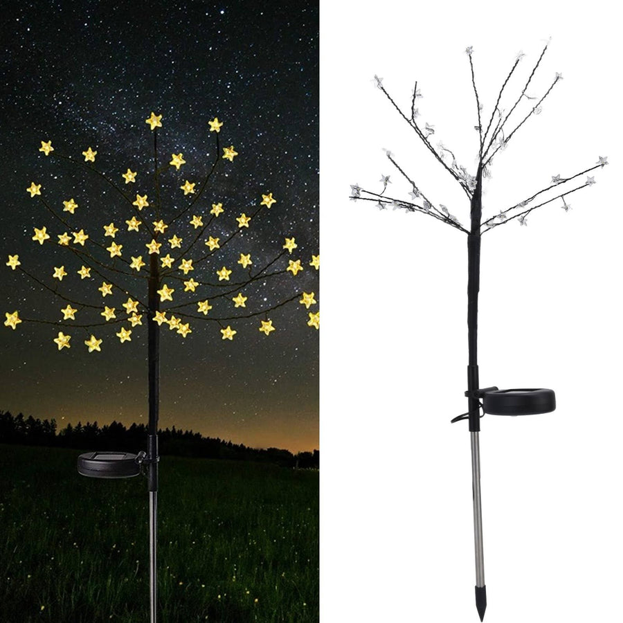 2PCS Solar Lawn Light LED Star Lawn Light Waterproof 2-Mode Courtyard Lamp for Garden Decorative, image 11