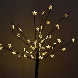 2PCS Solar Lawn Light LED Star Lawn Light Waterproof 2-Mode Courtyard Lamp for Garden Decorative - Extra Image