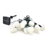 Solar Mushroom Shaped Light String Waterproof Decorative Lamp with 12LEDs 2 Lighting Modes