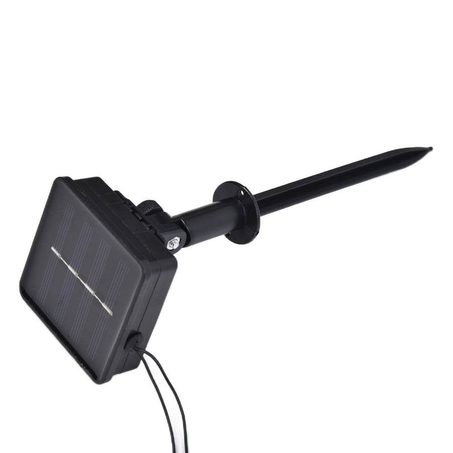 Solar Mushroom Shaped Light String Waterproof Decorative Lamp with 12LEDs 2 Lighting Modes