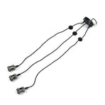 3 Arms Chandelier Lamp Holder Metal Retro Decoration Ceiling Light Socket for Home Dining Hall Bars