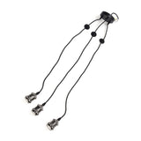 3 Arms Chandelier Lamp Holder Metal Retro Decoration Ceiling Light Socket for Home Dining Hall Bars
