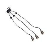 3 Arms Chandelier Lamp Holder Metal Retro Decoration Ceiling Light Socket for Home Dining Hall Bars