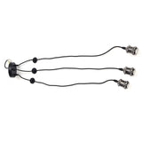 3 Arms Chandelier Lamp Holder Metal Retro Decoration Ceiling Light Socket for Home Dining Hall Bars - Extra Image
