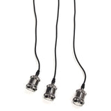 3 Arms Chandelier Lamp Holder Metal Retro Decoration Ceiling Light Socket for Home Dining Hall Bars - Extra Image