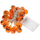 Halloween Pumpkin Lanterns String Battery Operated LED Pumpkin String Lights for Indoor Outdoor Halloween Decorations - Front View