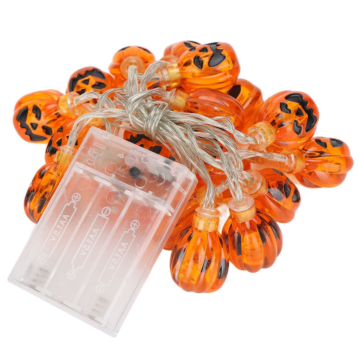 Halloween Pumpkin Lanterns String Battery Operated LED Pumpkin String Lights for Indoor Outdoor Halloween Decorations