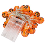 Halloween Pumpkin Lanterns String Battery Operated LED Pumpkin String Lights for Indoor Outdoor Halloween Decorations - Side View