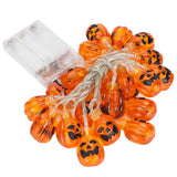 Halloween Pumpkin Lanterns String Battery Operated LED Pumpkin String Lights for Indoor Outdoor Halloween Decorations