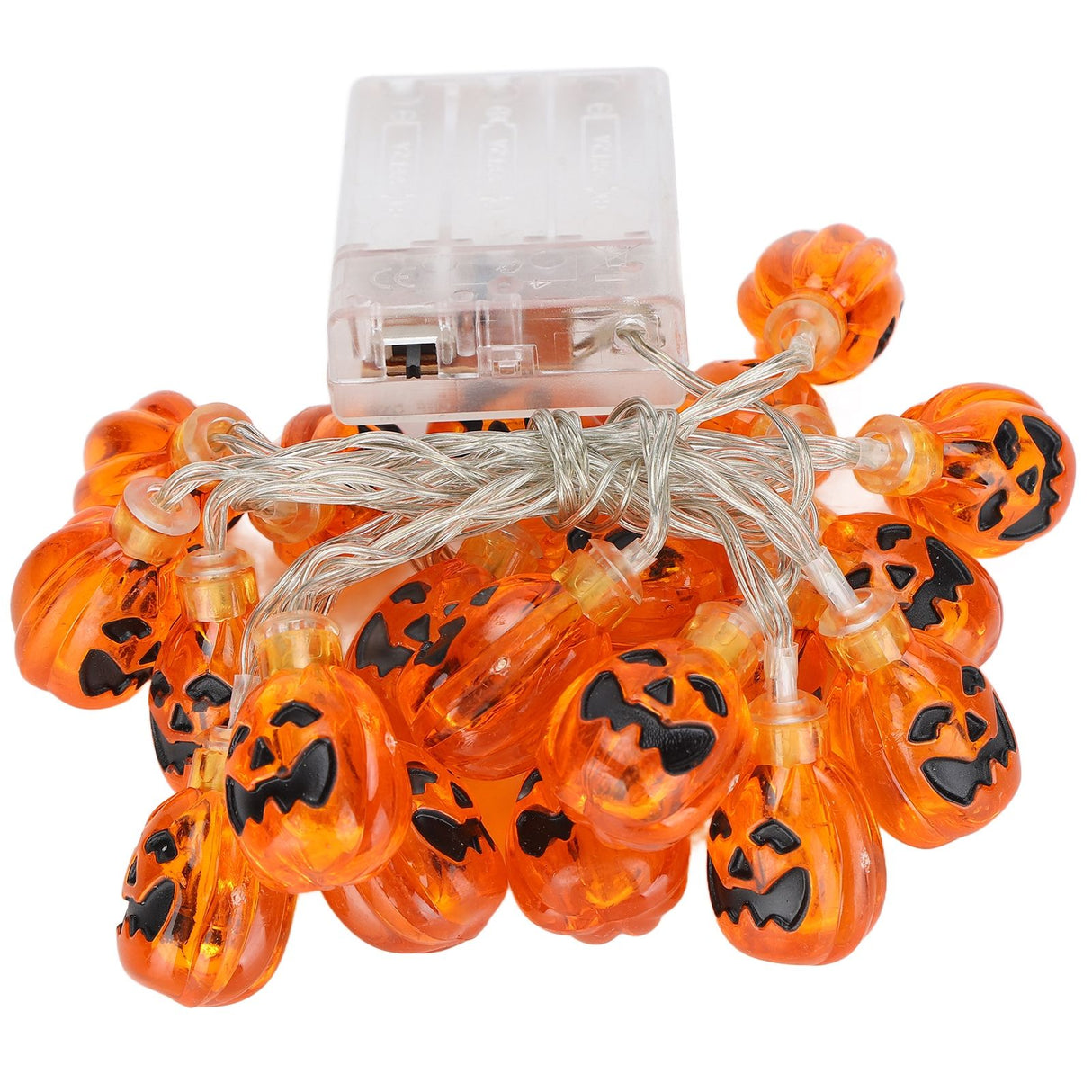 Halloween Pumpkin Lanterns String Battery Operated LED Pumpkin String Lights for Indoor Outdoor Halloween Decorations