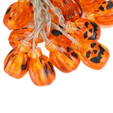 Halloween Pumpkin Lanterns String Battery Operated LED Pumpkin String Lights for Indoor Outdoor Halloween Decorations