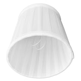 2Pcs Small Lamp Shades Wearproof Smooth Exquisite Lightweight Safe Convenient Table Lampshade0205 White