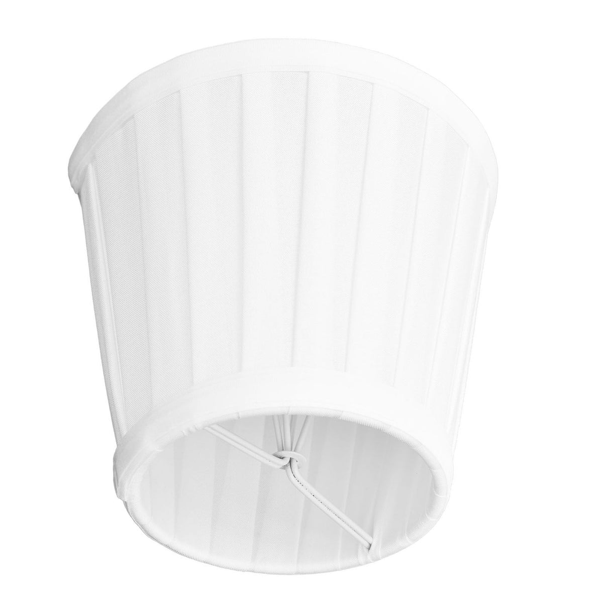 2Pcs Small Lamp Shades Wearproof Smooth Exquisite Lightweight Safe Convenient Table Lampshade0205 White