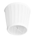 2Pcs Small Lamp Shades Wearproof Smooth Exquisite Lightweight Safe Convenient Table Lampshade0205 White