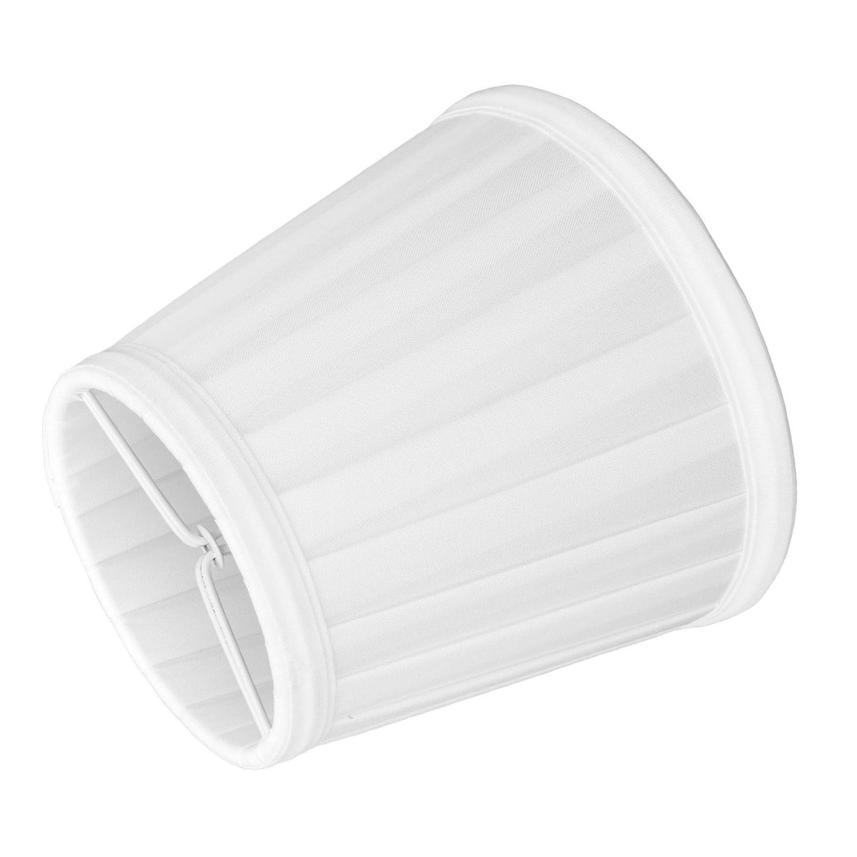 2Pcs Small Lamp Shades Wearproof Smooth Exquisite Lightweight Safe Convenient Table Lampshade0205 White